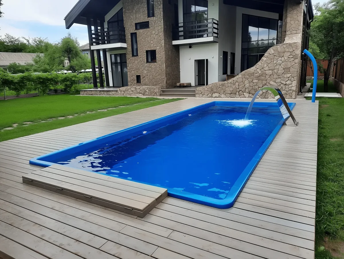 Композитный бассейн Laguna 9 — вид сверху в Анапе