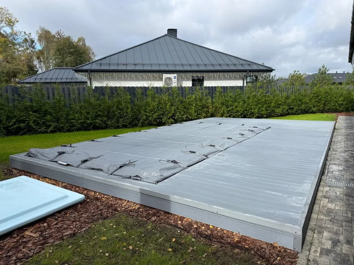 Покрывало Laguna Cover Mesh — установка в Анапе